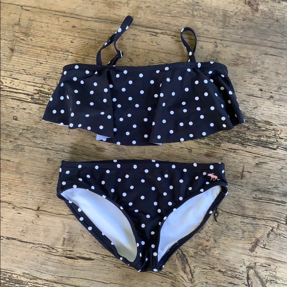 Abercrombie Polka Dot Ruffle Bikini